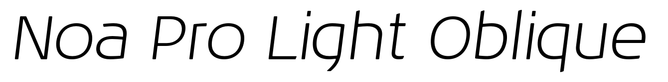 Noa Pro Light Oblique